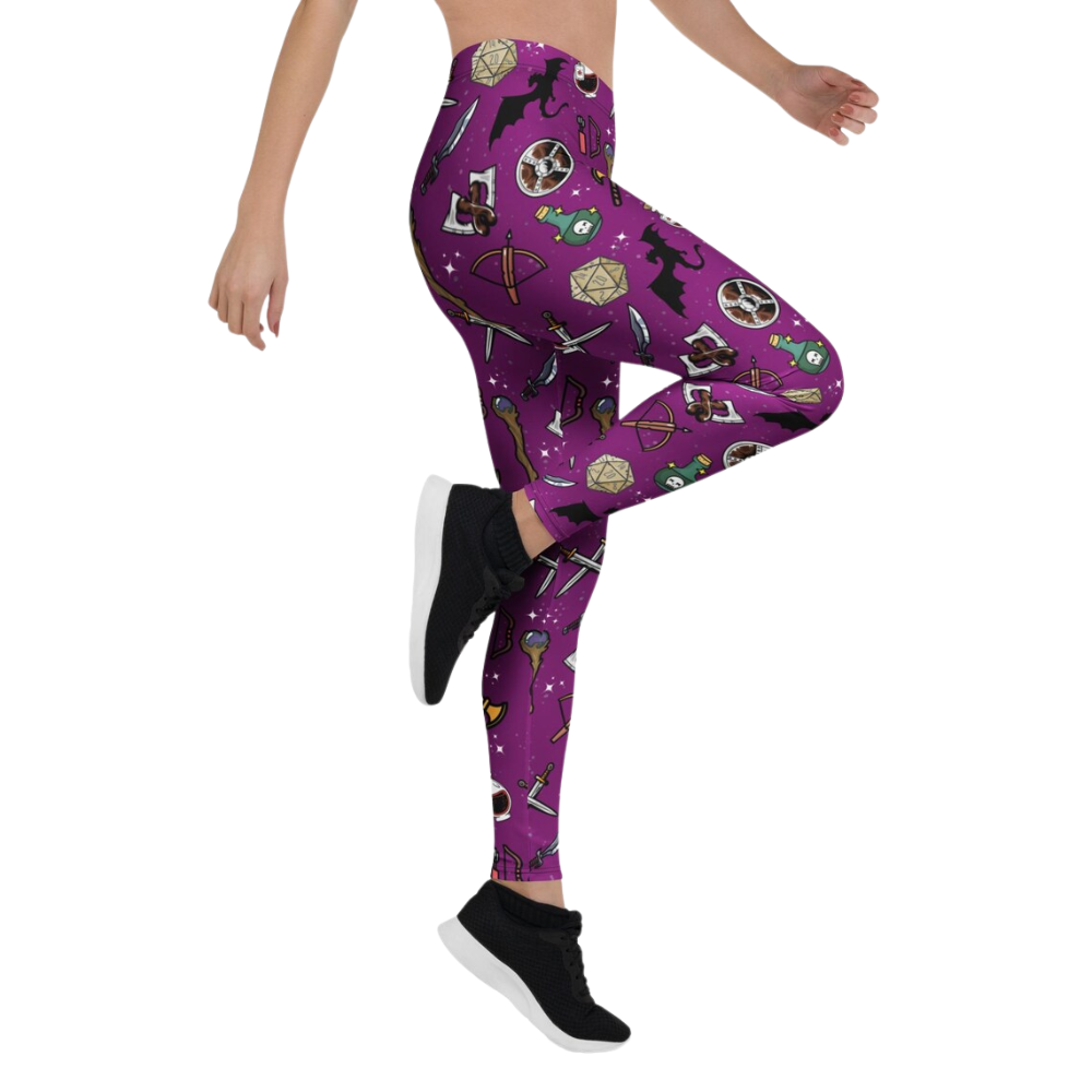 DND Items Purple Leggings