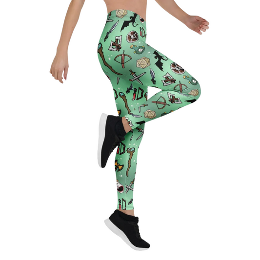 DND Items Green Leggings
