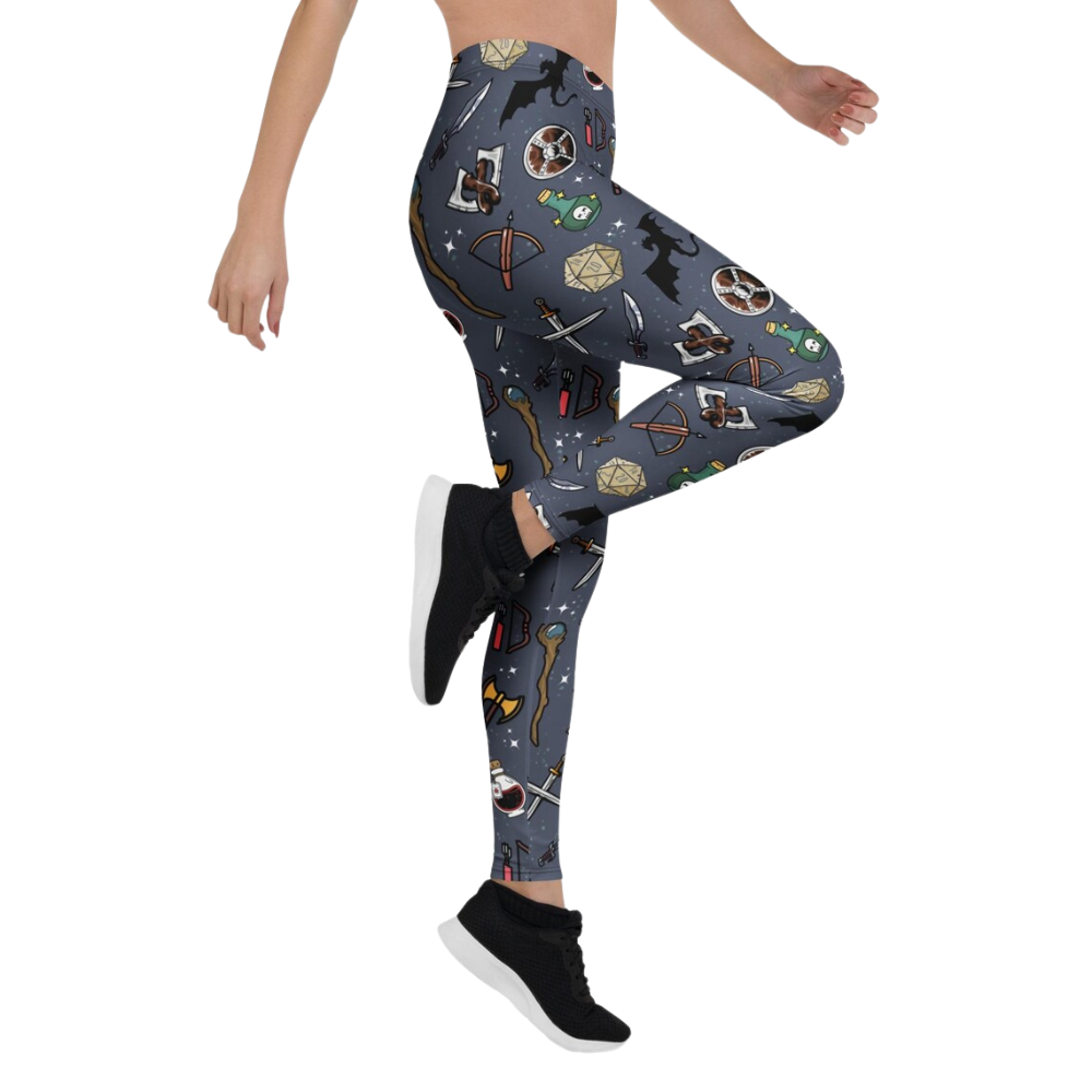 DND Items Grey Leggings