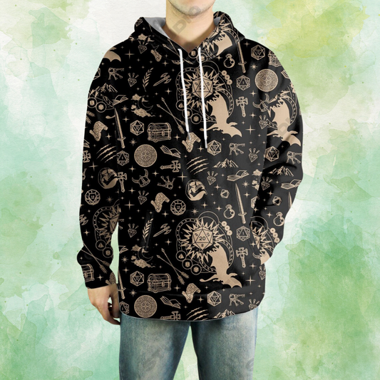 Mystical DND All-over Print Hoodie