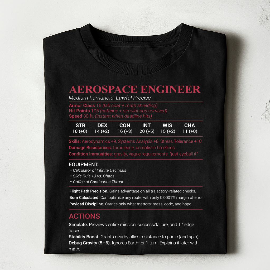 Aerospace Engineer Classic Unisex T-Shirt