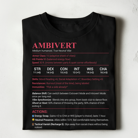 Ambivert Stats Classic Unisex T-Shirt