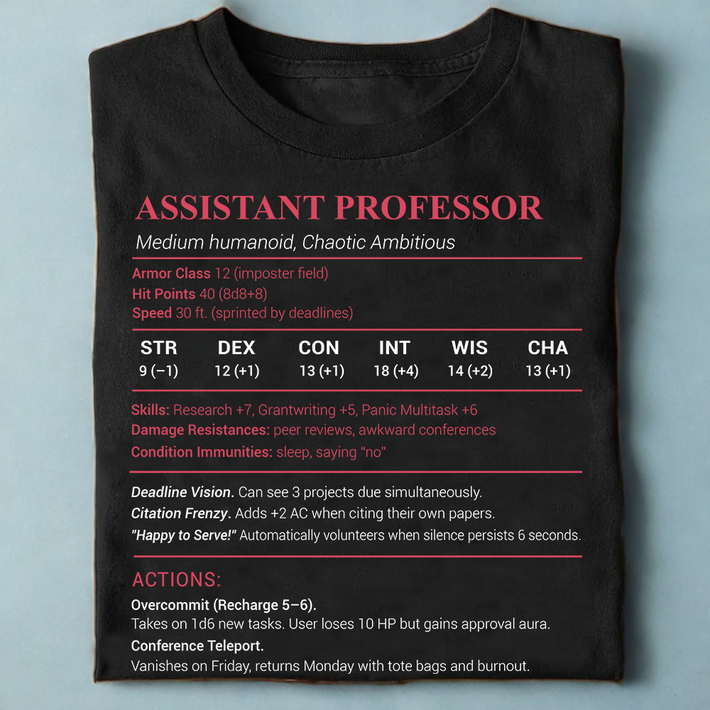 Assistant Professor Stats Classic Unisex T-Shirt