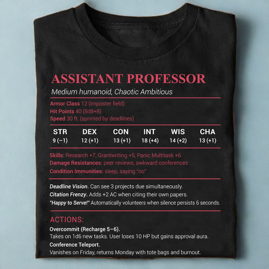 Assistant Professor Stats Classic Unisex T-Shirt