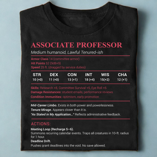 Associate Professor Stats Classic Unisex T-Shirt