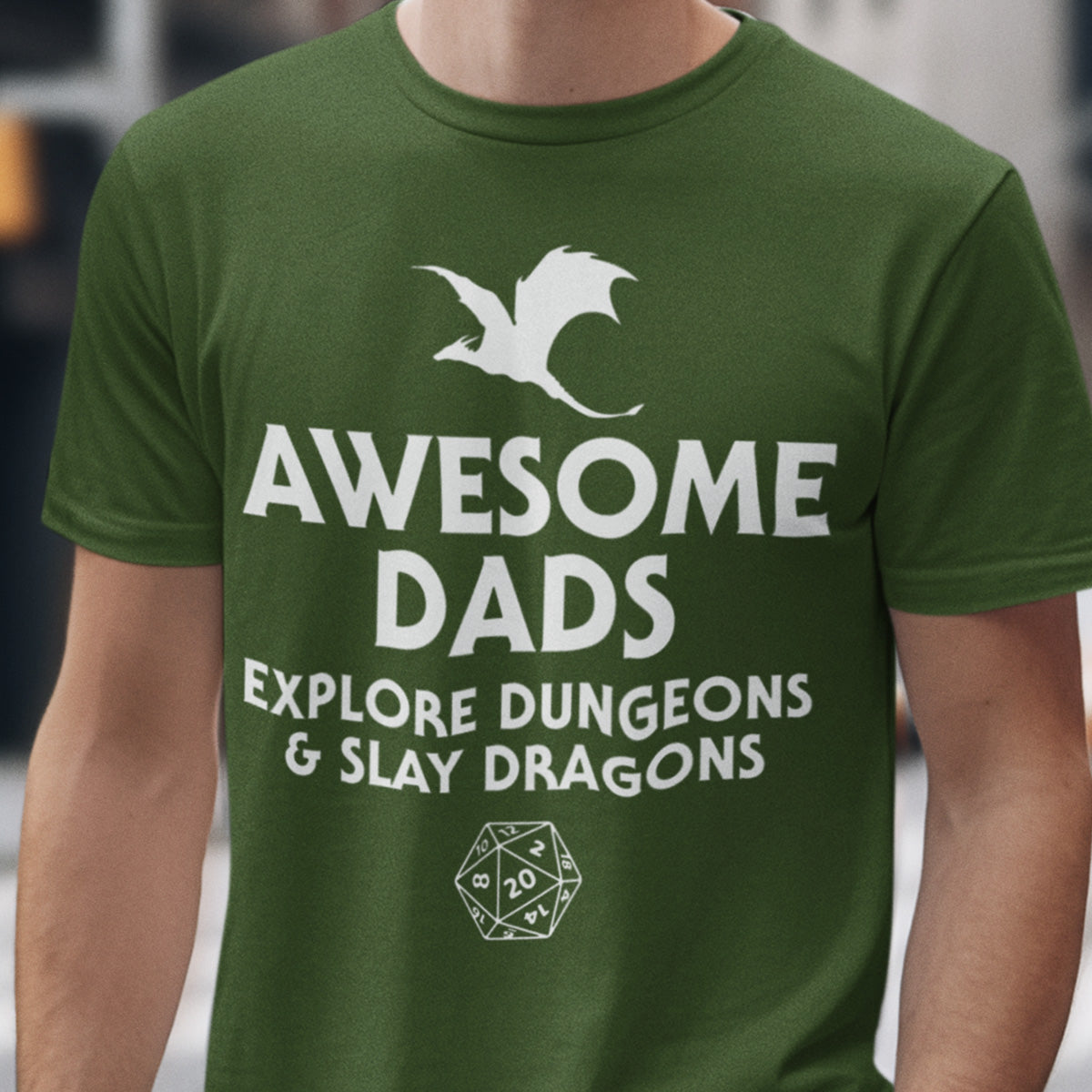 Awesome Dads Slay Dragons T-Shirt