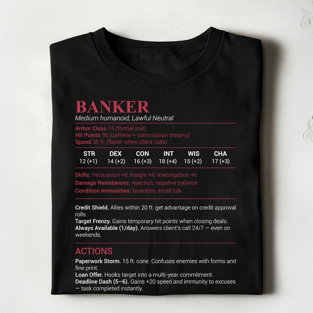 Banker Stats Classic Unisex T-Shirt