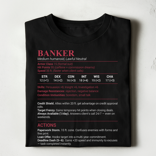 Banker Stats Classic Unisex T-Shirt