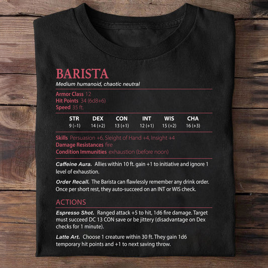 Barista Classic Unisex T-Shirt
