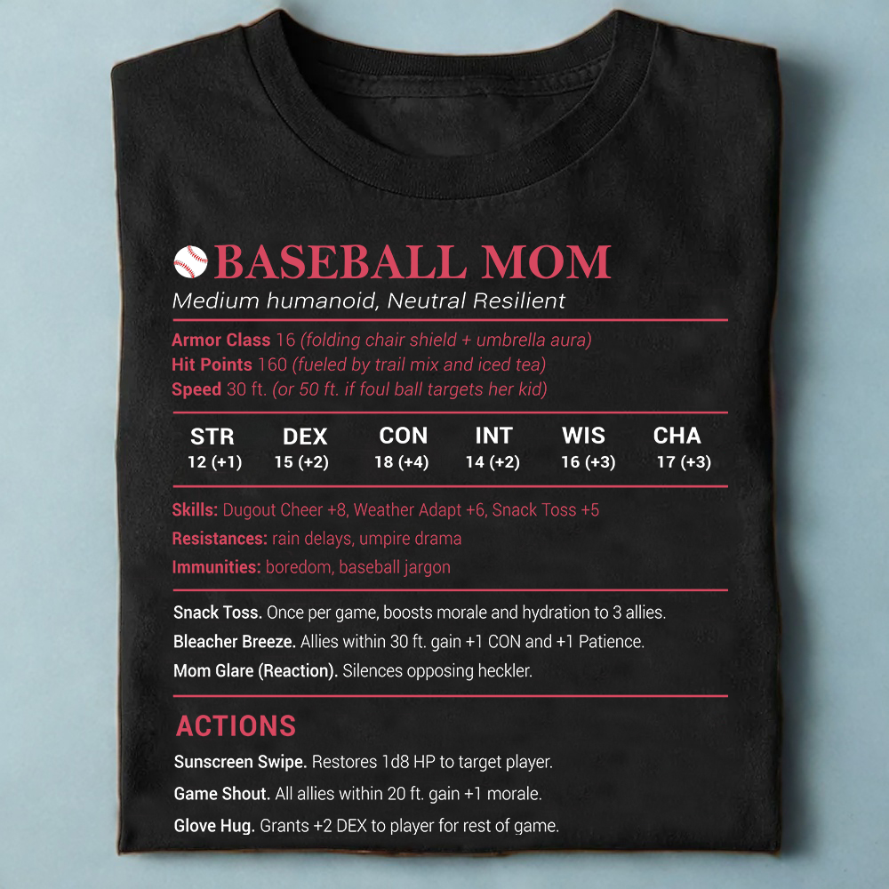 Baseball Mom Classic Unisex T-Shirt