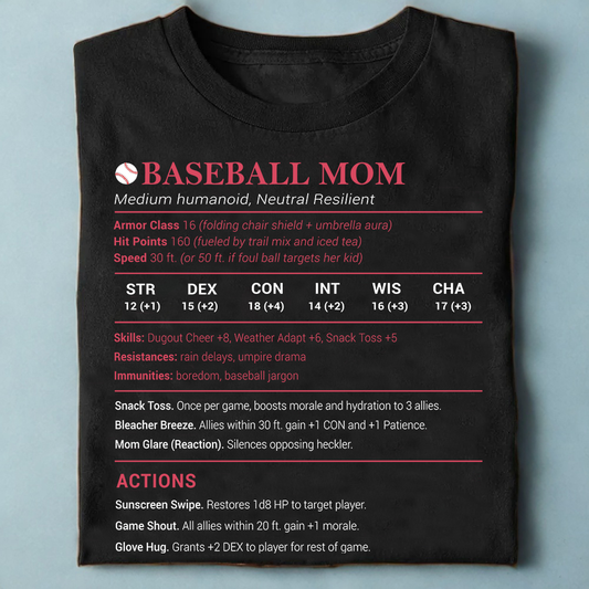 Baseball Mom Classic Unisex T-Shirt
