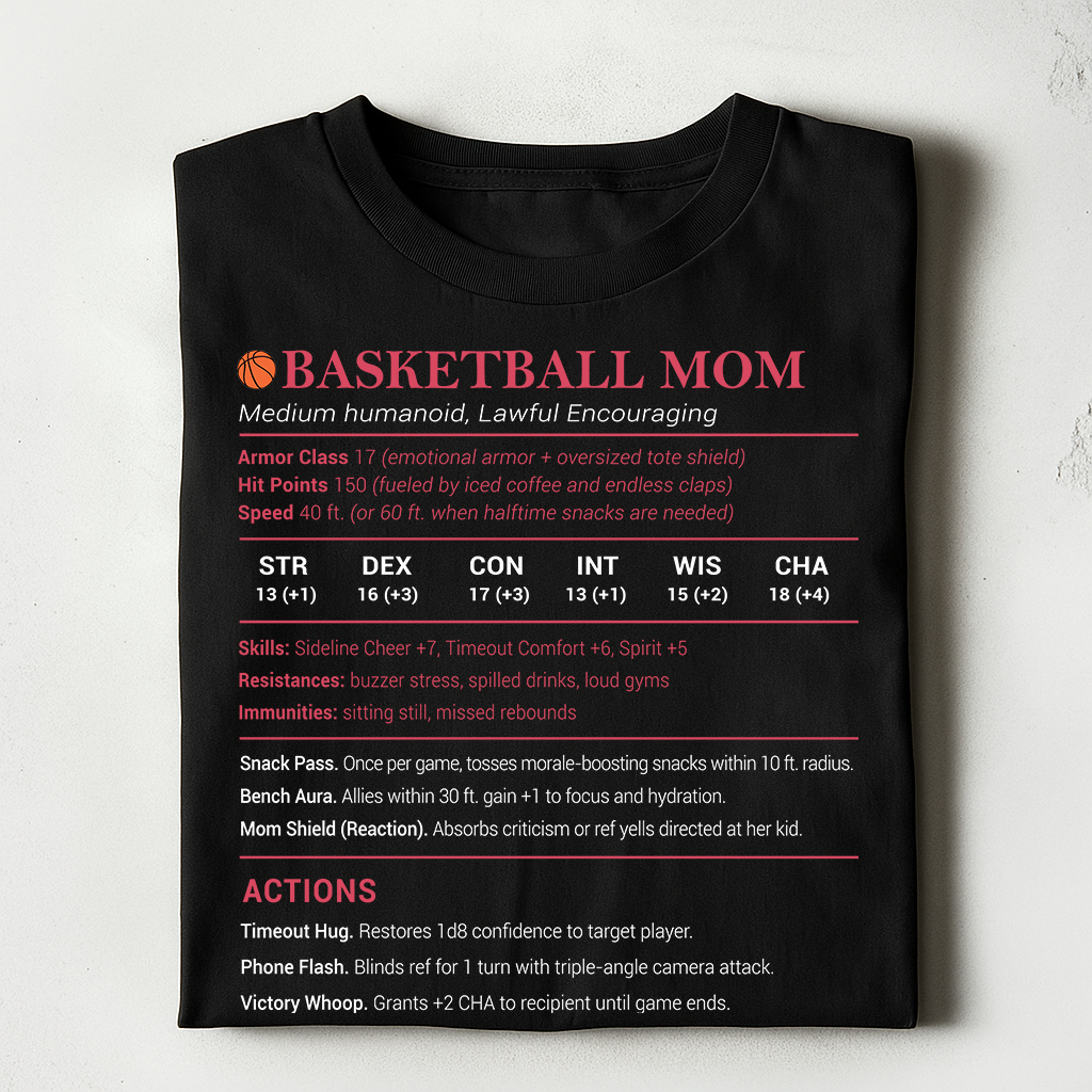 Basketball Mom Classic Unisex T-Shirt