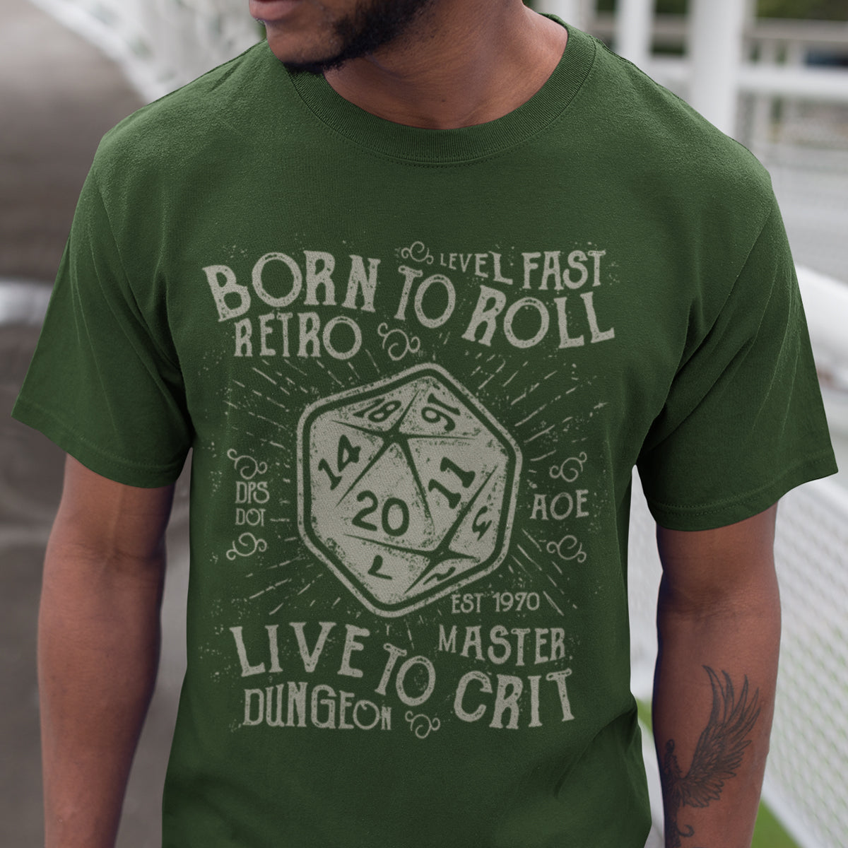 Born To Roll Live To Crit T-Shirt
