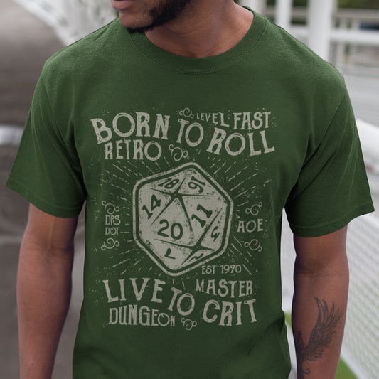 Born To Roll Live To Crit T-Shirt