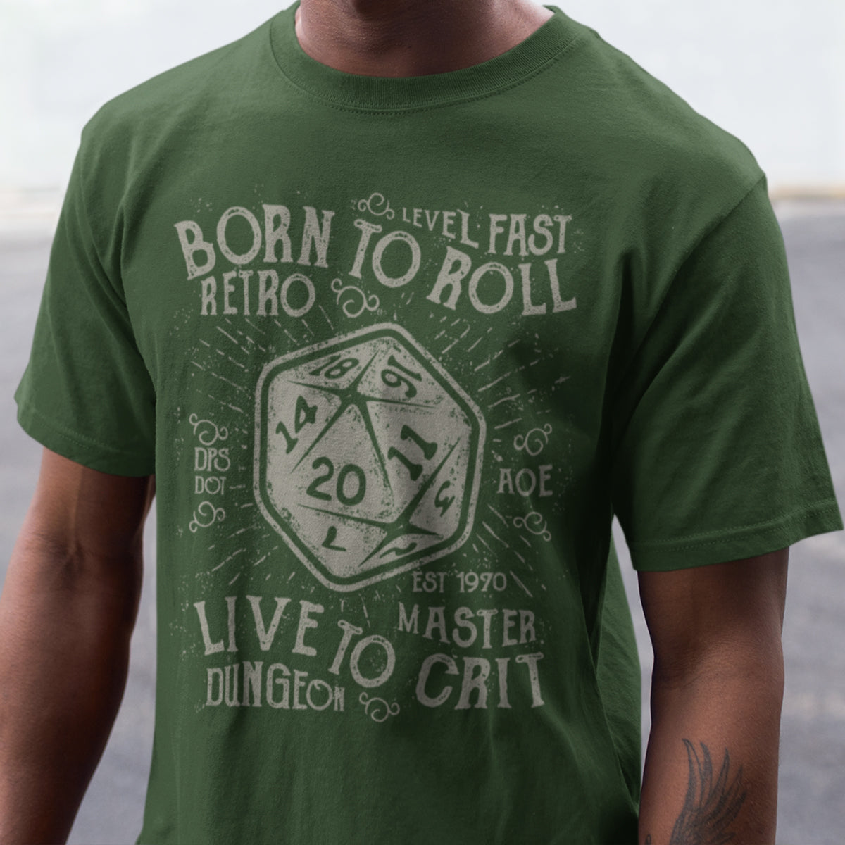 Born To Roll Live To Crit T-Shirt