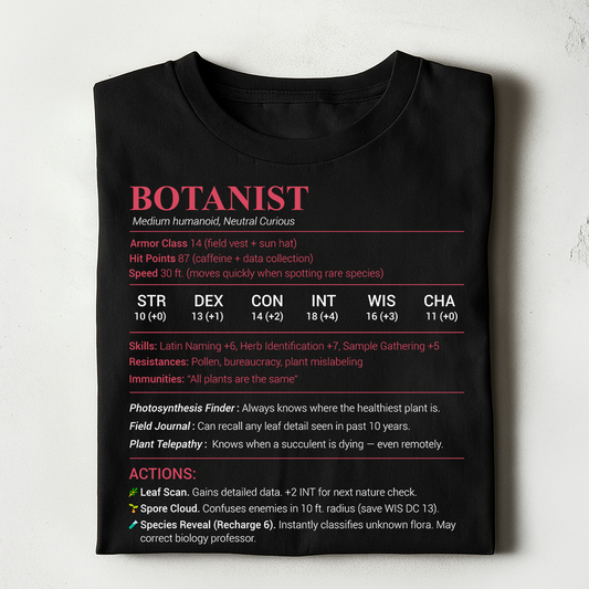 Botanist Stats Classic Unisex T-Shirt