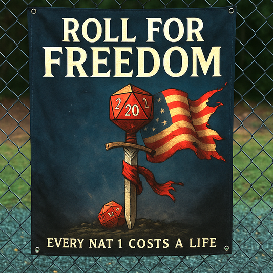 Funny Roll For Freedom Flag