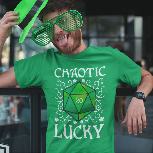 Chaotic Lucky D20 Dice Classic Unisex T-Shirt