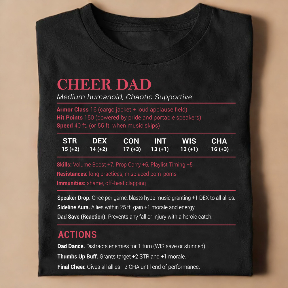 Cheer Dad Classic Unisex T-Shirt