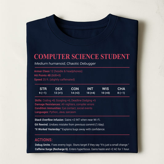 Computer Science Student Classic Unisex T-Shirt