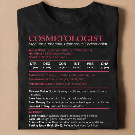 Cosmetologist Stats Classic Unisex T-Shirt