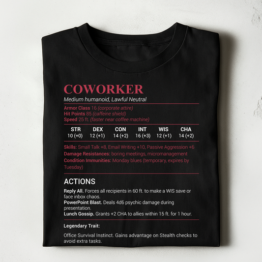 Coworker Stats Classic Unisex T-Shirt
