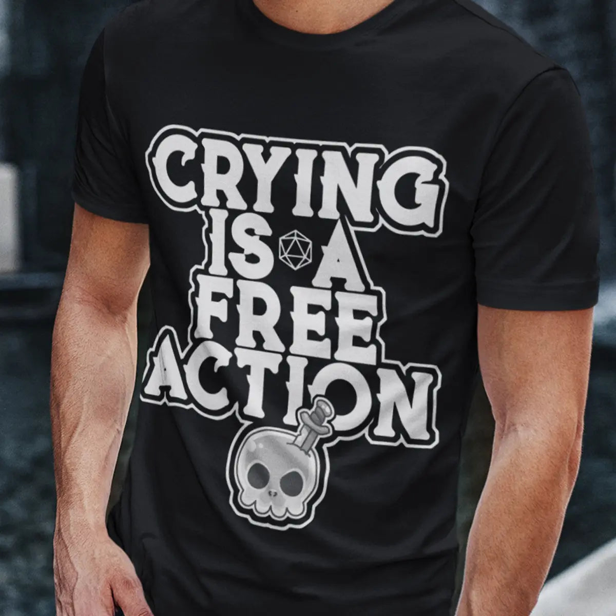 Crying Is A Free Action T-Shirt