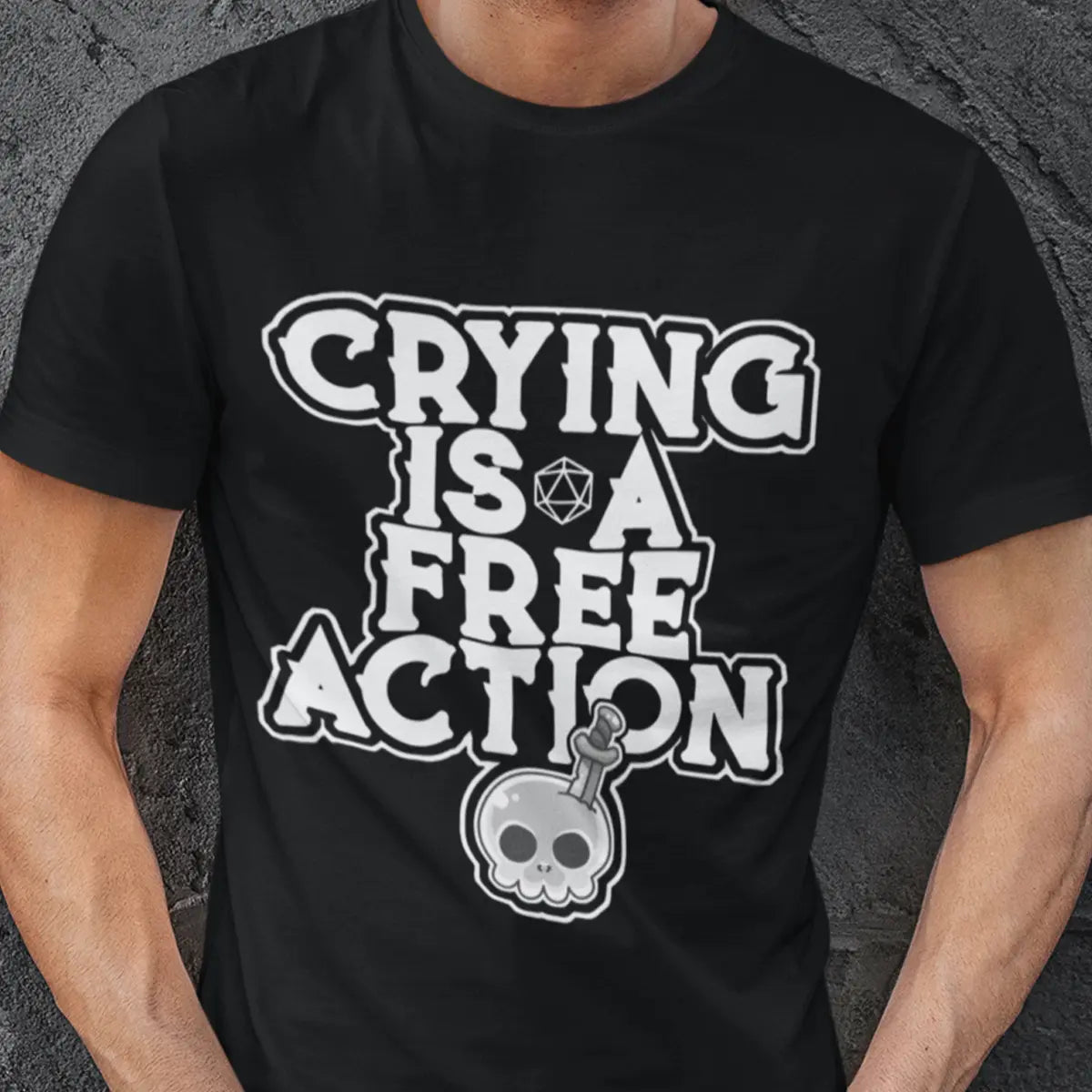 Crying Is A Free Action T-Shirt