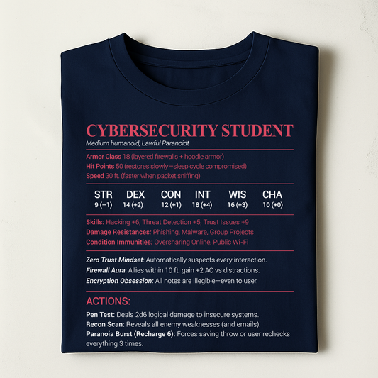 Cybersecurity Student Classic Unisex T-Shirt