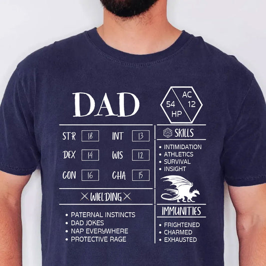 Dad Stats 2 Classic Unisex T-Shirt