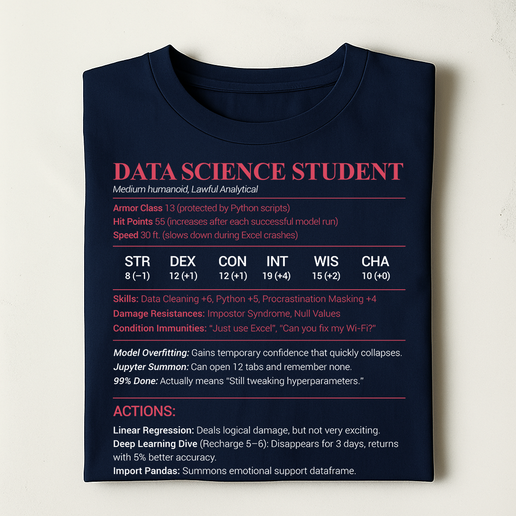 Data Science Student Classic Unisex T-Shirt