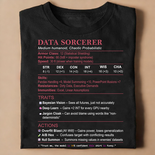 Data Scientist Stats (Data Sorcerer) Classic Unisex T-Shirt