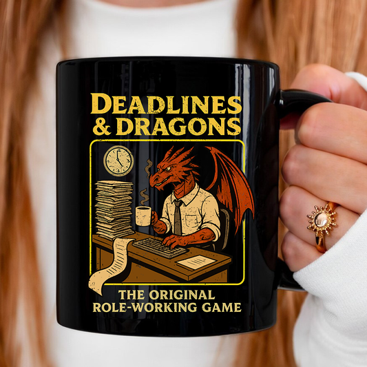 Deadlines & Dragons Mug