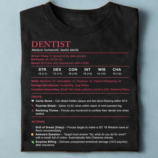Dentist Stats Classic Unisex T-Shirt