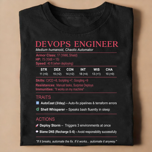 DevOps Engineer Stats Classic Unisex T-Shirt