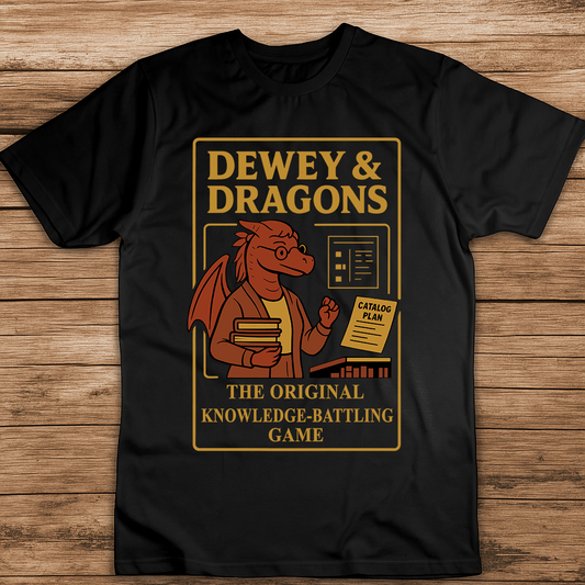 Librarian Dewey & Dragons Classic Unisex T-Shirt