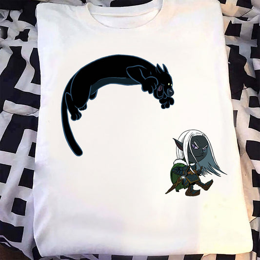 Drizzt And Guenhwyvar Classic Unisex T-Shirt