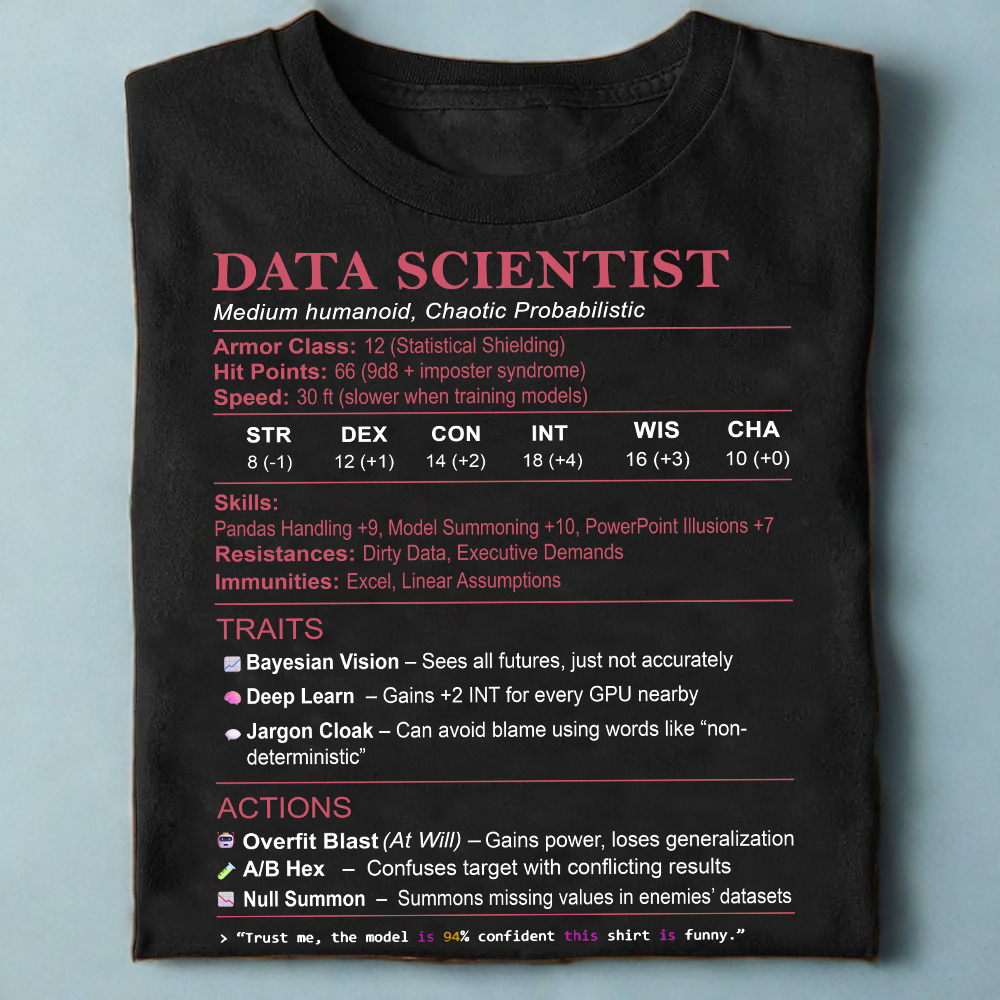 Data Scientist Stats Classic Unisex T-Shirt