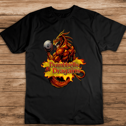 Dumbbells & Dragains Classic Unisex T-Shirt
