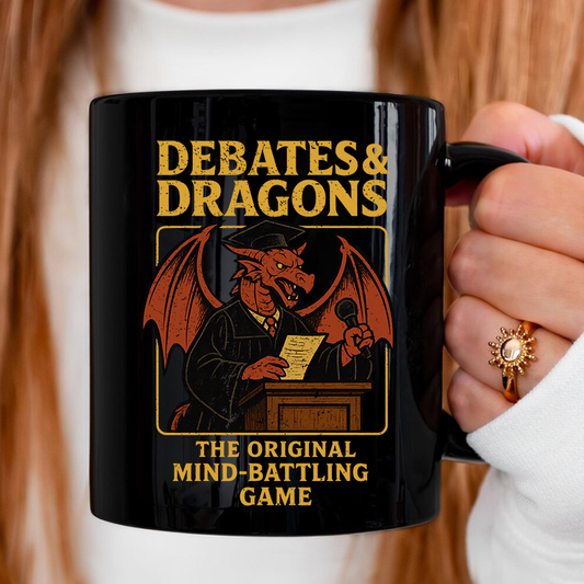Debates & Dragons Professor Ceramic Mug