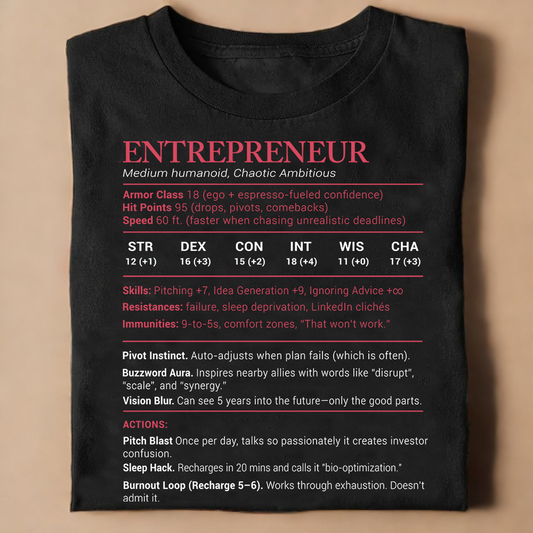 Entrepreneur Stats Classic Unisex T-Shirt