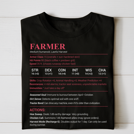 Farmer Stats Classic Unisex T-Shirt