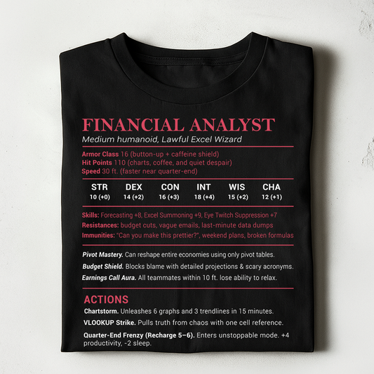 Financial Analyst Stats Classic Unisex T-Shirt