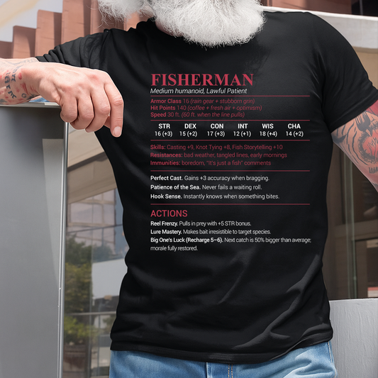 Fisherman Stats Classic Unisex T-Shirt