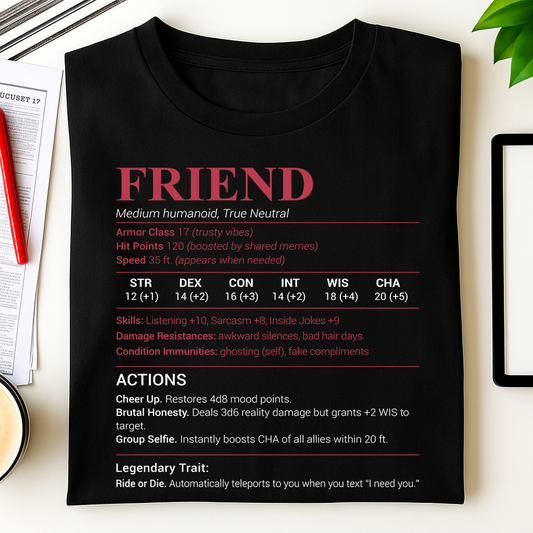 Friend Stats Classic Unisex T-Shirt