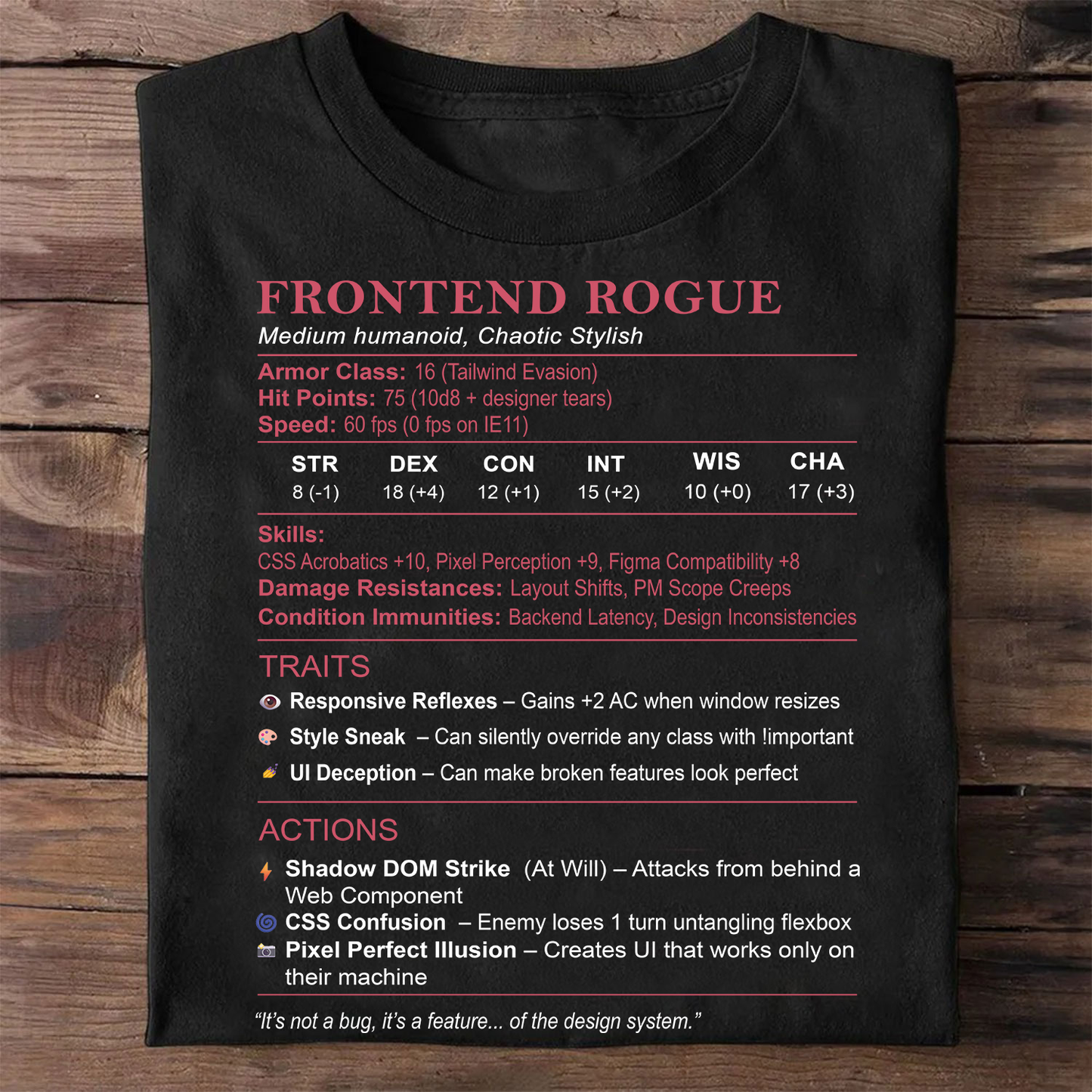 Frontend Rogue Classic Unisex T-Shirt