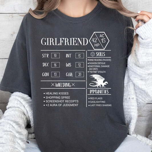 Girlfriend Stats Classic Unisex T-Shirt