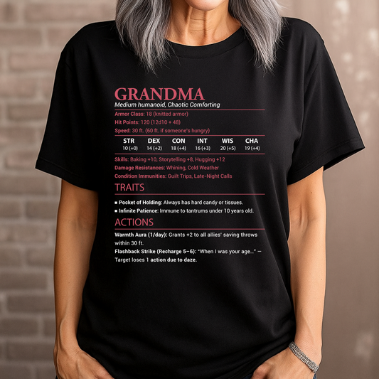 Grandma Stats Classic Unisex T-Shirt