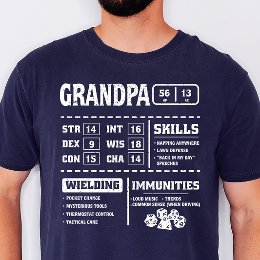 Grandpa Stats 2 Classic Unisex T-Shirt