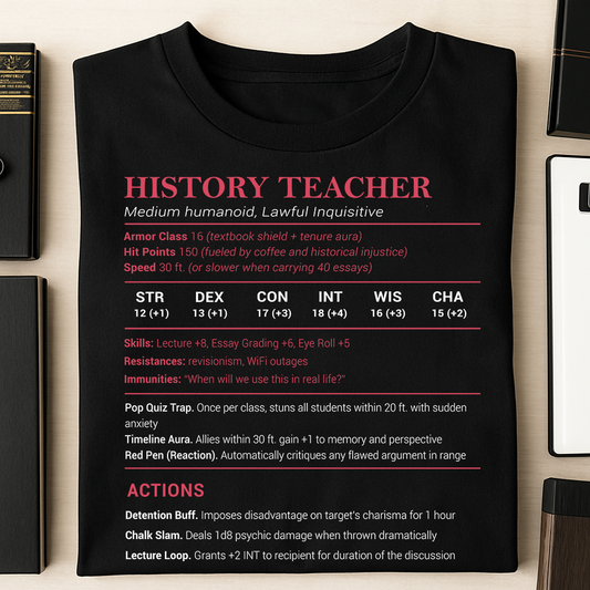 History Teacher Classic Unisex T-Shirt